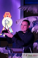Nick Tsinonis, CEO of Intro Analytics in Miami at the 2011 Internet Dating Industry Awards