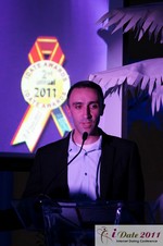 Sam Yagan, CEO of OK Cupid in Miami at the January 20, 2011 Internet Dating Industry Awards