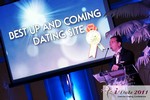 Best Up and Coming Dating Site at the 2011 iDateAwards in Miami held at the National Hotel