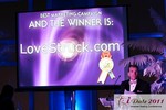 LoveStruck, Best marketing Campaign winner in Miami at the January 20, 2011 Internet Dating Industry Awards