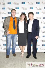Cupid.com PLC Team at the 2011 iDate Awards Ceremony