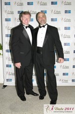 Terry Fitzpatrick and Paul Falzone of eLove at the January 20, 2011 Internet Dating Industry Awards in Miami