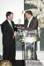Steve Pammenter of White Label Dating in Miami at the 2011 Internet Dating Industry Awards