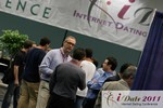 Networking in the Exhibit Hall at the January 19-21, 2011 Internet Dating Conference in Miami