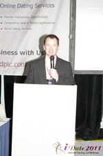 Mark Brooks (Publisher of Online Personals Watch) at the 2011 Internet Dating Conference in Miami