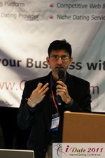 Sukesh Mohan (CEO of El Camino Technologies) at the 2011 Miami Internet Dating Conference