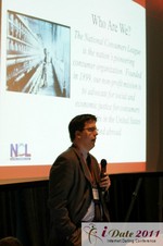 John Breyalt (National Consumers League) at the 2011 Miami Internet Dating Conference
