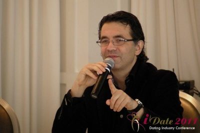 Michael McQuown of Thunder Road at the 2011 iDate Dating Industry Executive Event