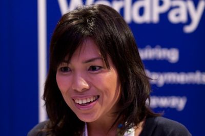 Worldpay executives and payment processing companies at the 2011 Online Dating Business Trade Show