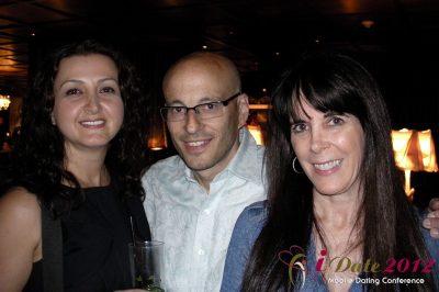 Networking at the 2012 iDate Mobile Dating Expo in Beverly Hills