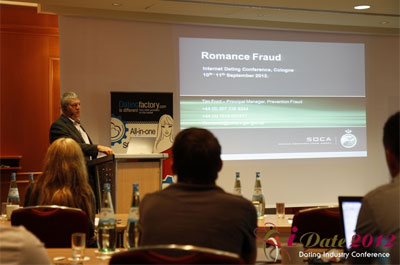 Tim Ford da Serious Organized Crime Agency (SOCA), UK, na iDate2012, Alemanha