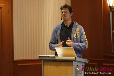 Henning Weichers, CEO of Metaflake.de at iDate2012 Cologne, Germany