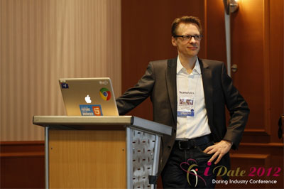 Google's Moritz Von Tobiesen presenting at the 9th Annual Euro Dating Industry Trade Show