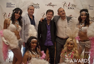 Dating Executives get cozy wih  Las Vegas Showgirls at the 2013 iDate Awards