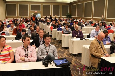 Audience from the 2013 iDate Super Conference in Las Vegas 