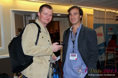 Old friends reuinite at the largest event for the dating industry, iDate2013 in Las Vegas