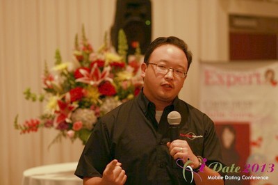 Joe Suzuki, VP of Medley at the 2013 Los Angeles Mobile Dating Expo