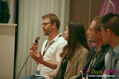 Tom Desaulniers, CEO of Go2Mobi at the 2013 Mobile Dating Business Event in Los Angeles 