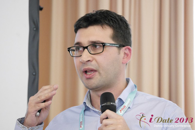 Daniele Antoniani, Community Manager at Mail.ru on Dating and Gamification at iDate 2013 Cologne 
