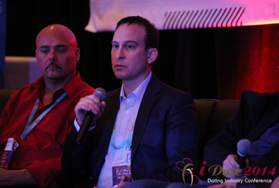 Meir Strahlberg (CEO of Date.com) at the 11th Annual iDate Trade Show in Las Vegas 