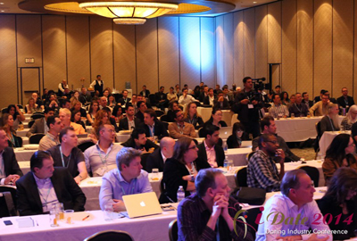 Audience at the 11th Annual iDate Summit in Las Vegas 